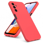 Samsung Galaxy A37 (SM-A376E/DS) Matt Silicone Color Case Cover, Red