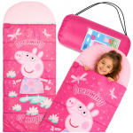 Vaiki&scaron;kas miegmai&scaron;is Peppa Pig 170 x 70 cm, rožinis