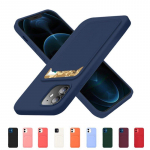 Silikoninis dėklas su kortelių skyreliu Samsung Galaxy A72 4G, juodas