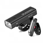 Dviračio žibintų komplektas Wozinsky WSBLB2 USB-C 400 lm, juodas