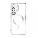 Electroplated dėklas su MagSafe skirtas iPhone 16e / 17e, sidabrinis