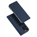 Dux Ducis Skin Pro knygutės tipo dėklas, skirtas iPhone 16 Pro, mėlynas