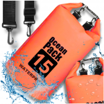 Vandeniui atsparus mai&scaron;as Bakalu 15L, oranžinis