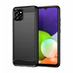 Lankstus dėklas Samsung A03S EU (166.5) Carbon Case, juodas