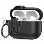 Tech-Protect Slim Hook dėklas ausinėms AirPods Pro 3, juodas