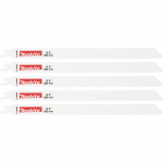Tiesinio pjūklo geležtės metalui Makita P-04983 BIM 280 mm 10 TPI, 5 vnt.