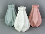 Nedūžtanti plastikinė gėlių vaza, skandinavi&scaron;ko stiliaus, 20 cm