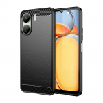 Carbon Case dėklas Xiaomi Redmi 13C, juodas