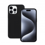 Tfo Silicon dėklas Apple iPhone 16 Pro Max, juodas