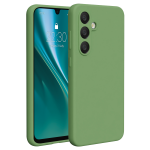 Etteri Silicone Case dėklas Samsung Galaxy S24 FE, &scaron;viesiai žalias