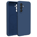 Dėklas Etteri Silicone Mag telefonui Samsung Galaxy A57 5G, tamsiai mėlynas