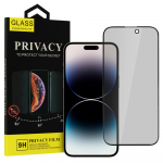 Privatumo apsauginis stiklas Apple iPhone 12 / 12 Pro, Juodas