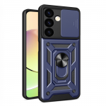 Hurtel Hybrid Armor Camshield dėklas Xiaomi POCO C65 / Redmi 13C, mėlynas