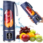 Ne&scaron;iojamas belaidis kokteilių trintuvas 500 ml, USB-C, 25 W, violetinis