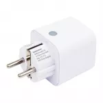 I&scaron;manusis ki&scaron;tukas Shelly Plug M Gen3 Wi-Fi 3000 W 13 A, baltas