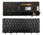 Dell Inspiron 13 (7000, 7352, 7353, 7359, 7347, 7348) klaviatūra, juoda