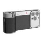 Foto rankena su dėklu PGYTECH RetroVa Grip Kit iPhone 16 Pro, Graphite Black