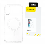 Dėklas Wozinsky Ultra Clear MagSafe, skirtas Samsung Galaxy S25+, skaidrus
