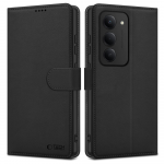 Tech-Protect Wallet atverčiamasis dėklas Xiaomi Redmi 15 4G / 5G, juodas