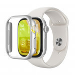 Apsauginis dėklas AmazingThing Minimal laikrodžiui Apple Watch Series 11 46mm, sidabrinis
