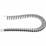 Juostiniai gipso kartono sraigtai Makita F-30913, smulkus sriegis, 3,9x25 mm, 1000 vnt., juodi