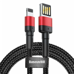 Baseus Cafule USB į Lightning laidas, 2.4A, 1m, juodas