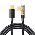 Joyroom S-CC100A6 USB-C į USB-C kampinis laidas 100W, 1.2m, juodas