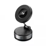 Magnetinis automobilinis telefono laikiklis Wozinsky WUSM-01 skydeliui ir stiklui, juodas