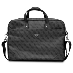 Ne&scaron;iojamojo kompiuterio krep&scaron;ys 16" Guess Saffiano 4G Triangle Logo, juodas
