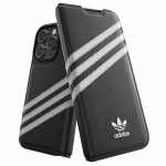 Atverčiamasis dėklas Adidas iPhone 14 Pro, juodas / baltas