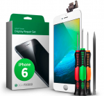 Apple iPhone 6 GIGA Fixxoo ekrano ir jutiklinio stiklo remonto komplektas su atsuktuvu