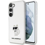 Karl Lagerfeld permatomas dėklas Samsung Galaxy S23+ telefonui