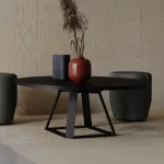 Kavos staliukas H2 BALMA, skersmuo 1000 mm, auk&scaron;tis 400 mm, konfigūruojamas