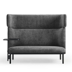 Sofa Caldera Duo su staliuku, pilka