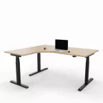 Elektra reguliuojamo auk&scaron;čio L formos stalas Prestige Line 160 cm x 120 cm