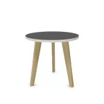 Kavos staliukas WOOD SMALL, skersmuo 65 cm, auk&scaron;tis 63 cm, konfigūruojamas