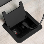 Įmontuojamas lizdų blokas Atom 14 | USB A x2, SCHUKO x1, HDMI x1