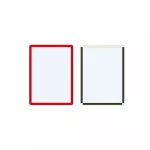 Magnetiniai ženklinimo laikikliai Frames4Docs A4 10 vnt. raudoni