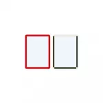 Magnetiniai ženklinimo laikikliai Frames4Docs A5 10 gab raudoni