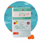Omega-3 FISK Jelly, želatininės pastilės, 45 arba 120 vnt. - Dėžutė 120 vnt.