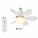 LED lubų ventiliatorius 30W 40W su nuotolinio valdymo E27 &scaron;viesa