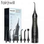 Fairywill vandens flosser 300ML su 3 režimais ir USB įkrova dantims