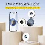 Ulanzi LM19 MagSafe LED 95+ CRI dvigubos spalvos užpildymo &scaron;viesa vlogams