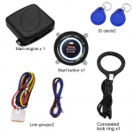 Automobilinis RFID vieno mygtuko starto uždegimo sistema 12V
