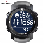 NORTH EDGE sporto laikrodis su &scaron;irdies ritmo monitoriumi ir 50M vandeniui atspariu korpusu