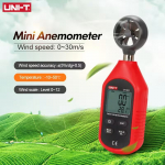 UNI-T UT363BT skaitmeninis vėjo greičio matuoklis 0-30m/s su Bluetooth ir temperatūros funkcija
