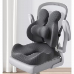 Ergonominė atminties putų pagalvėlė kėdei su juosmens ir nugaros atrama