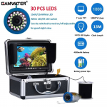 GAMWATER žiemos žvejybos kamera 7 coliai 30 LED žibintai 15M 30M 50M IP68