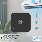 MOES Tuya WiFi IR Termostat oro kondicionieriui su temperatūros jutikliu
