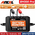 ANCEL BM300 Pro Bluetooth 6V/12V/24V akumuliatoriaus monitorius testuotojas